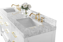 Load image into Gallery viewer, Elizabeth Double Sink Marble Bath Vanity