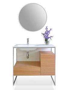 TORY Minimalist Bath Vanity with Mirror