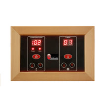 Load image into Gallery viewer, 2 Person Canadian Red Cedar Low EMF FAR Infrared Sauna