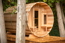 Load image into Gallery viewer, Dundalk Tranquility White Cedar Barrel Sauna
