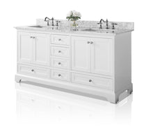 Load image into Gallery viewer, Audrey Double Sink Marble Bath Vanity