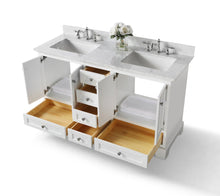 Load image into Gallery viewer, Audrey Double Sink Marble Bath Vanity