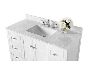 Maili Single Sink Marble Top Bath Vanity