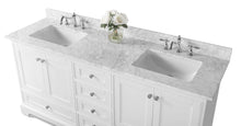 Load image into Gallery viewer, Audrey Double Sink Marble Bath Vanity