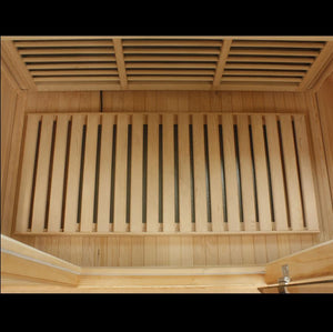 3 Person Canadian Hemlock Wood Low EMF FAR Infrared Sauna