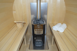 Dundalk Tranquility White Cedar Barrel Sauna