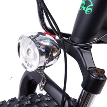 Load image into Gallery viewer, HAMMER Matt Black Fat Tire Beach/Snow Mountain Electric Bike