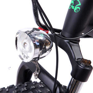 HAMMER Matt Black Fat Tire Beach/Snow Mountain Electric Bike