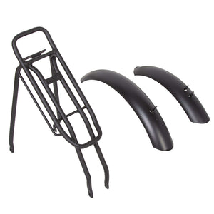 Rear Rack and Fenders for 26inch Fat Tire Beach Snow and Rocket E-bikes